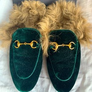 Velvet Gucci fur sleeper